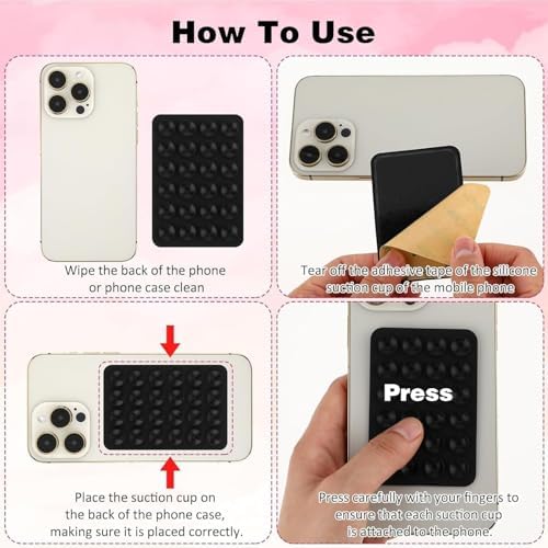 Durable silicone phone mount providing secure and adjustable support for all smartphone models.