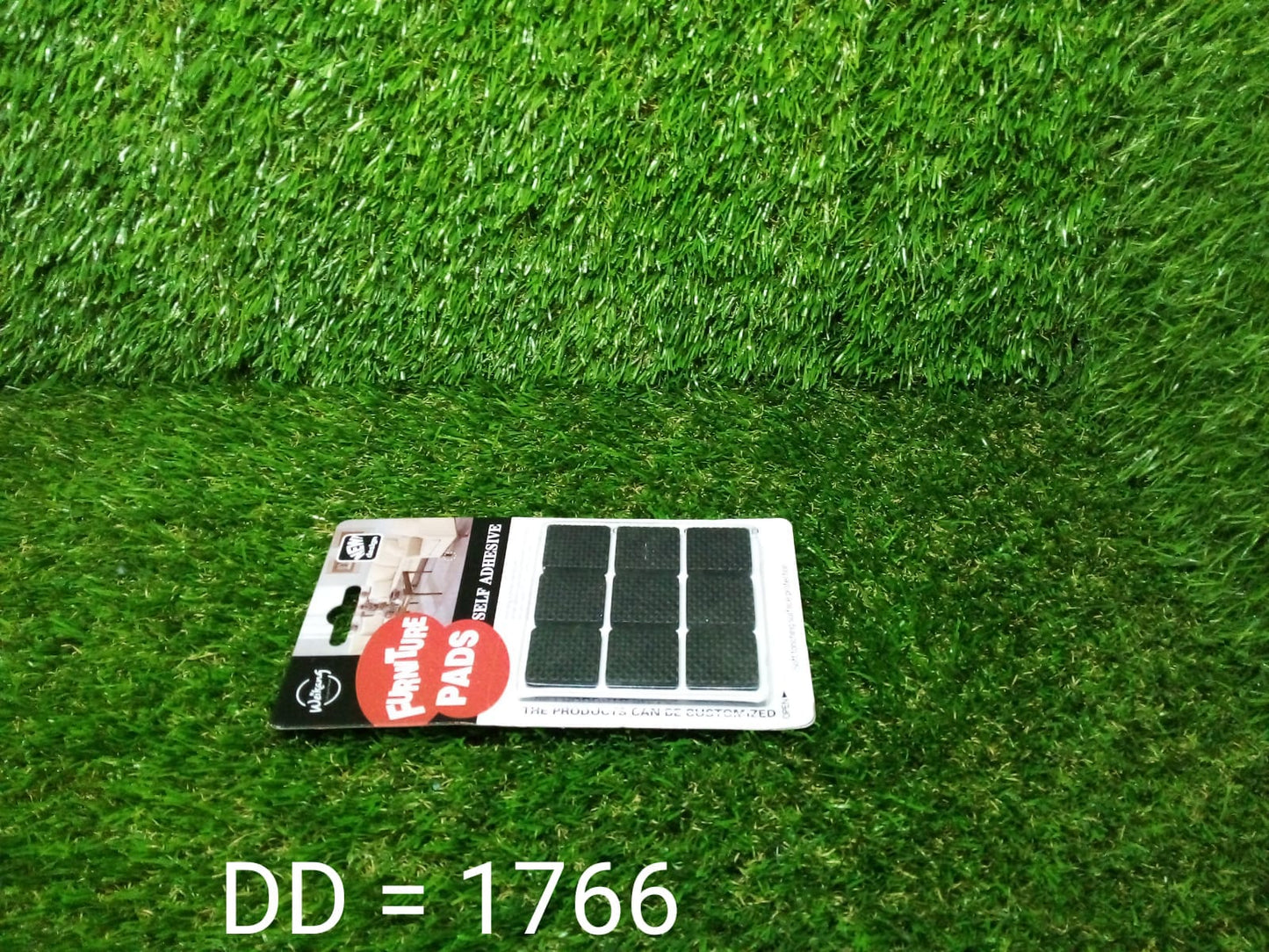 Wukusy FloorShield™ – Square Self-Adhesive Furniture Pads (18 Pcs Set) | Non-Skid Felt Floor Protectors for Hardwood, Tile, and Laminate.