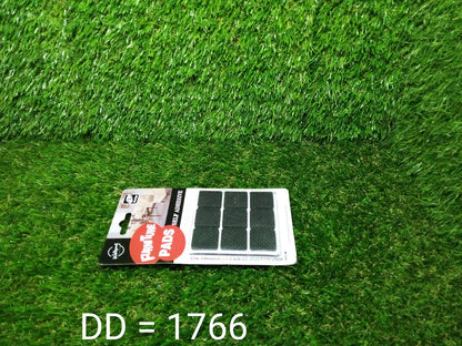 Wukusy FloorShield™ – Square Self-Adhesive Furniture Pads (18 Pcs Set) | Non-Skid Felt Floor Protectors for Hardwood, Tile, and Laminate.