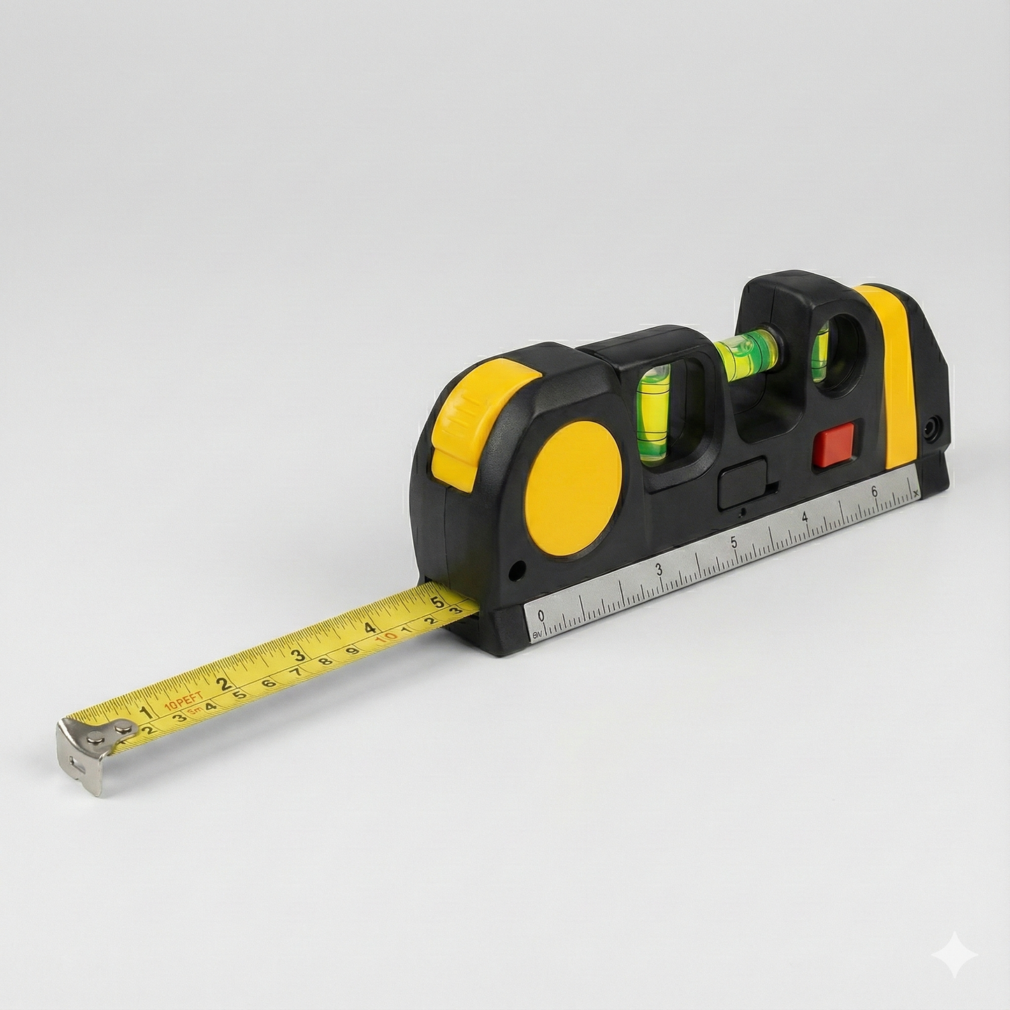 4-in-1 Laser Level with Measuring Tape for DIY