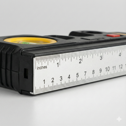 4-in-1 Laser Level with Measuring Tape for DIY