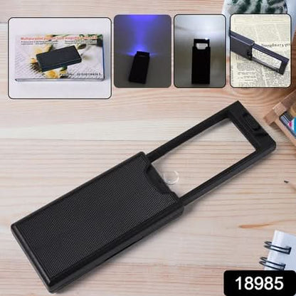 ClarityView™ Pro – Extendable Double LED Magnifier | Portable Magnifying Glass for Reading & Detail Work (1 Pc).