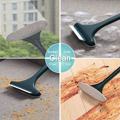 ClearSweep Pro – 2-in-1 Mesh Screen Cleaning Brush & Wiper | Extended Handle Window Net Cleaner & Lint Remover.