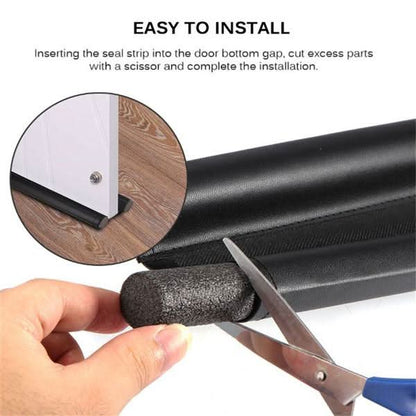 DraughtMaster Pro – Twin Door Seal & Draft Guard | Ultimate Energy Saving Stopper for Doors & Windows.