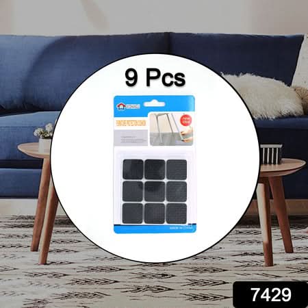 FloorGuard Pro™ – 9-Piece Anti-Slip Felt Furniture Pads | Heavy Duty Floor Protection for Hardwood, Tile & Laminate.